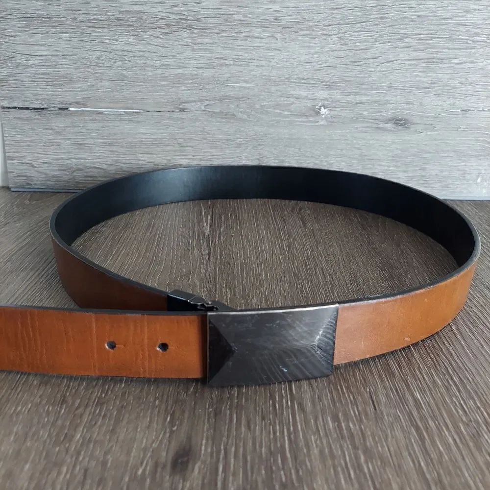 Reversible Belt Black Brown 42.5" Long